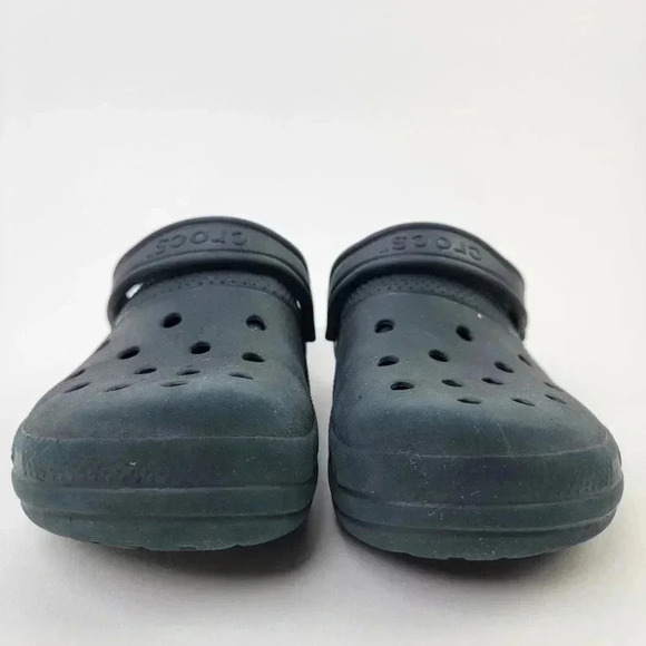Classic Black Lined Crocs - 9 - Picture 6 of 11